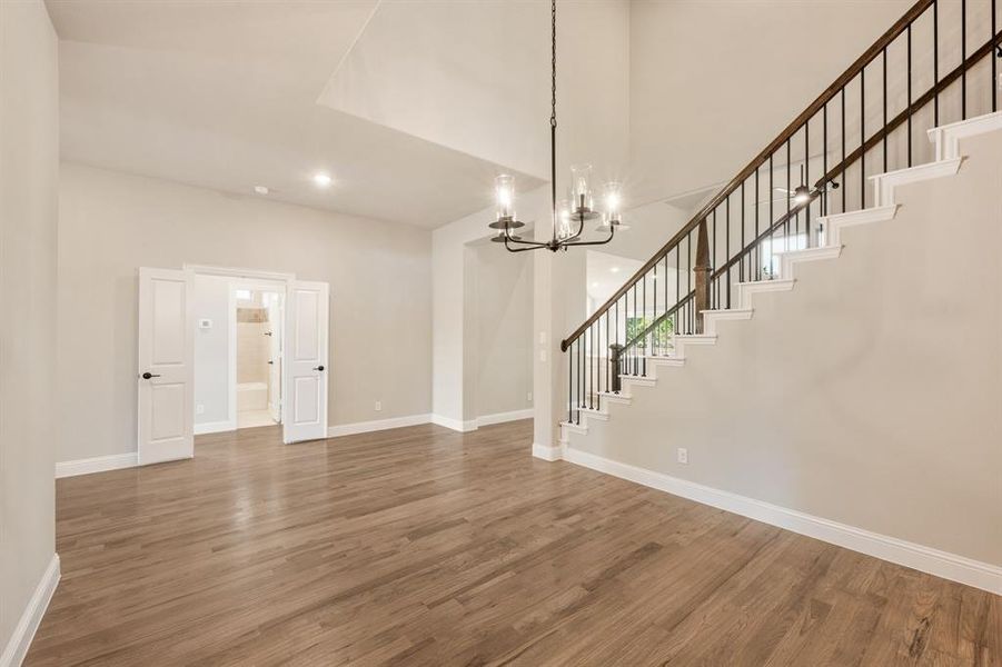 Spacious, unfurnished interior of a new home in Triple Diamond Ranch, Mansfield (Image 24). Spacious, unfurnished interior of a new home in Triple Diamond Ranch, Mansfield (Image 24).