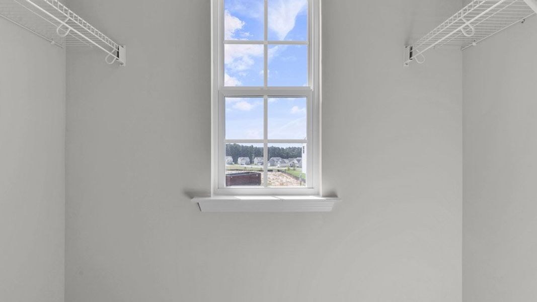 Spacious, unfurnished interior of a new home in The Preserve at Kinsley, Jamestown (Image 29). Spacious, unfurnished interior of a new home in The Preserve at Kinsley, Jamestown (Image 29).