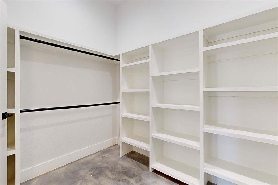 View of spacious closet