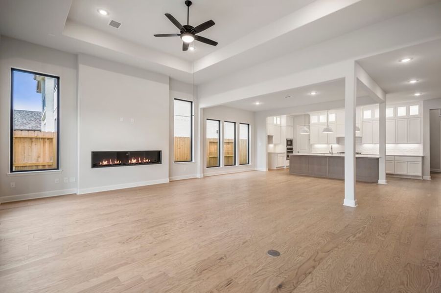 Representative unfurnished interior of a home built from the Bluebell 3392 by J. Patrick Homes in Jubilee, Hockley (Image 11).