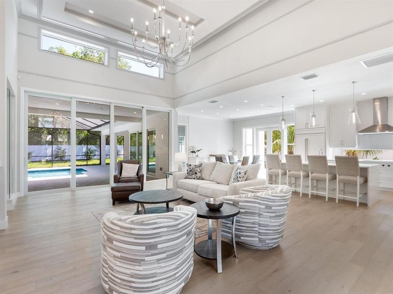 Furnished interior view inside a new home in , Sarasota (Image 39).