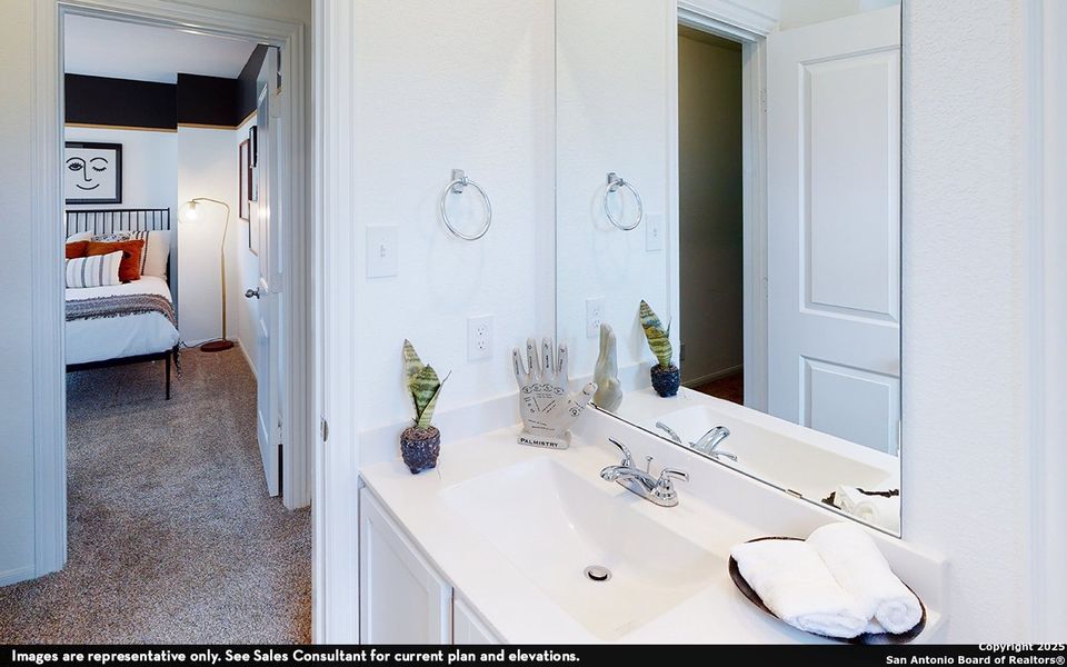 Furnished interior view inside a new home in Willow View, Converse (Image 8).