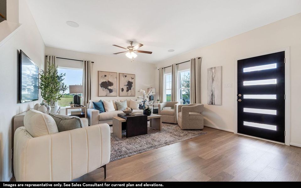Furnished interior view inside a new home in Austin Point, Richmond (Image 21).