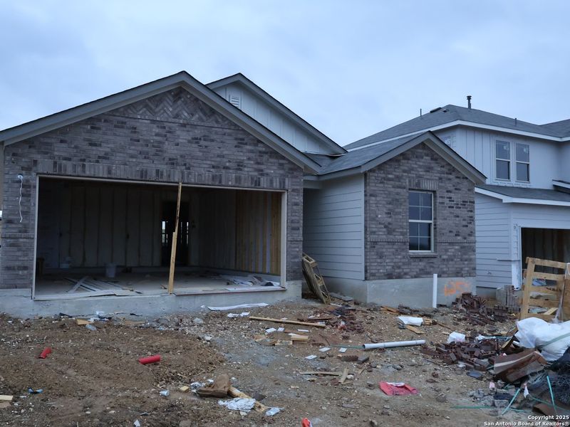 In-progress construction of a new home in Mesquite Ridge, San Antonio, TX (Image 25).