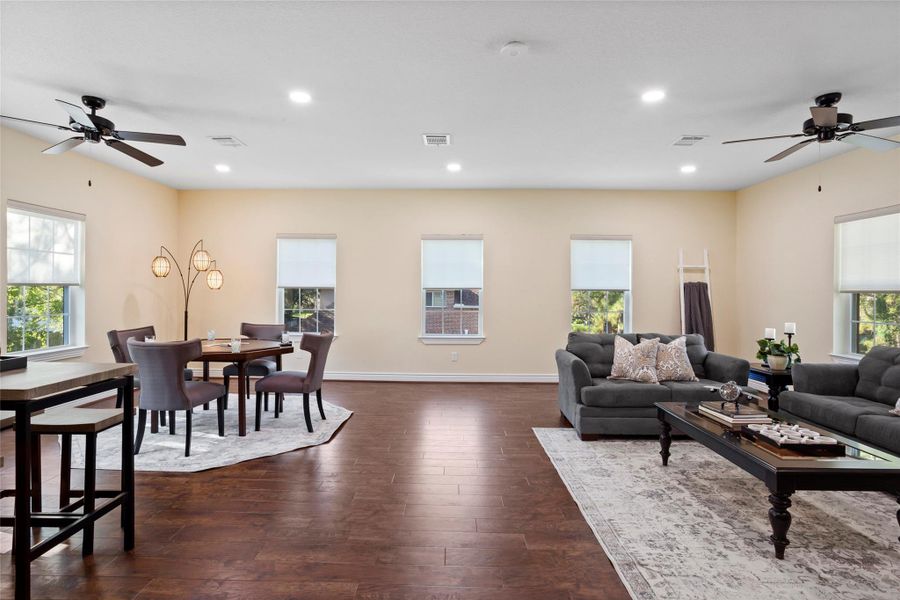 This room is huge!  It a must see in person