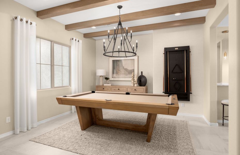 Representative furnished interior of a home built from the Endeavor by Del Webb in Sun City Anthem at Merrill Ranch, Florence (Image 16).