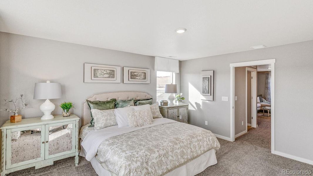 Furnished interior view inside a new home in Westgate, Greeley (Image 20). Furnished interior view inside a new home in Westgate, Greeley (Image 20).