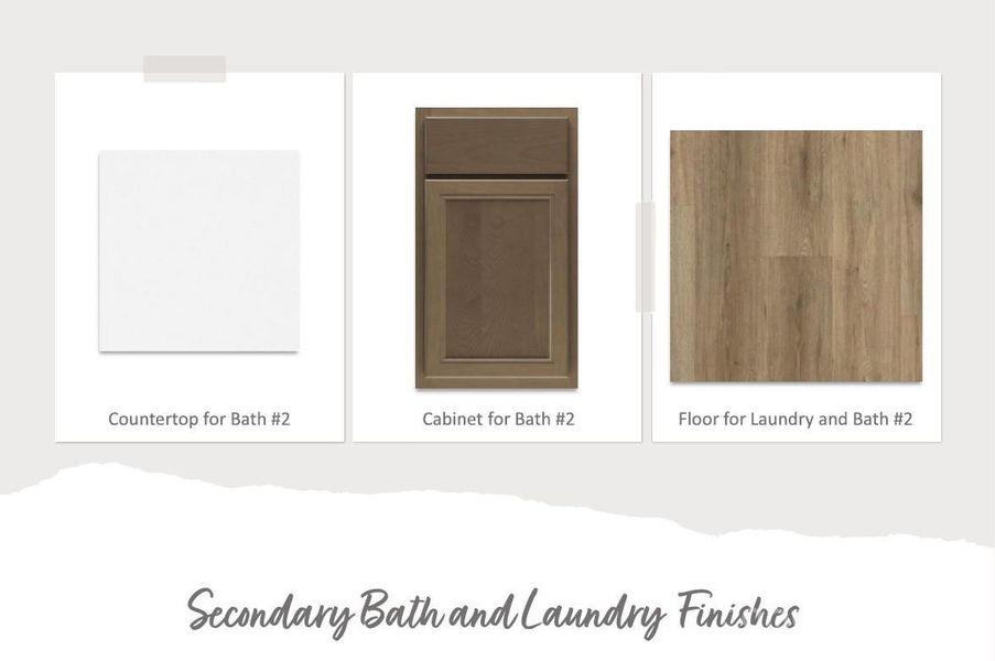 Secondary Bath & Laundry Finishes