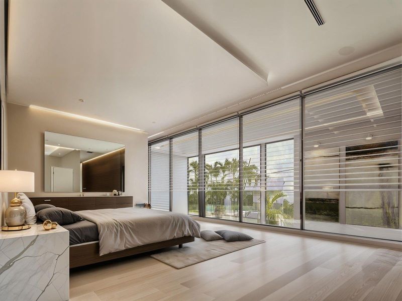 Furnished interior view inside a new home in , Fort Lauderdale (Image 6). Furnished interior view inside a new home in , Fort Lauderdale (Image 6).