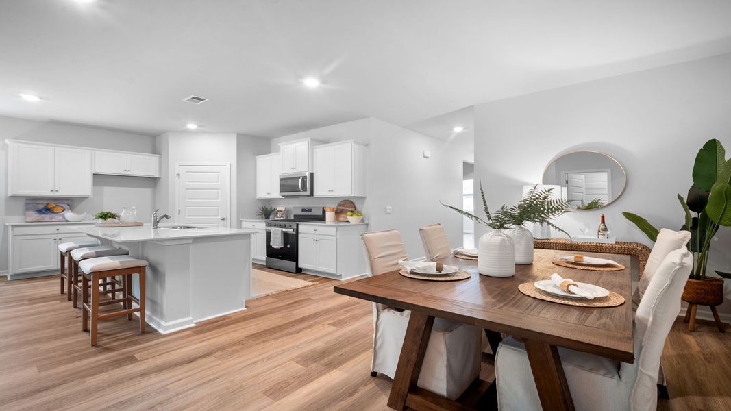Furnished interior view inside a new home in Fernhill Farms, Statesboro (Image 4).