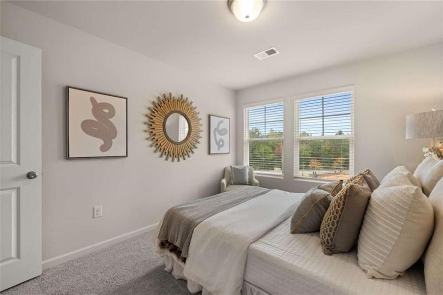 Furnished interior view inside a new home in Rivershire Place, Villa Rica (Image 7).