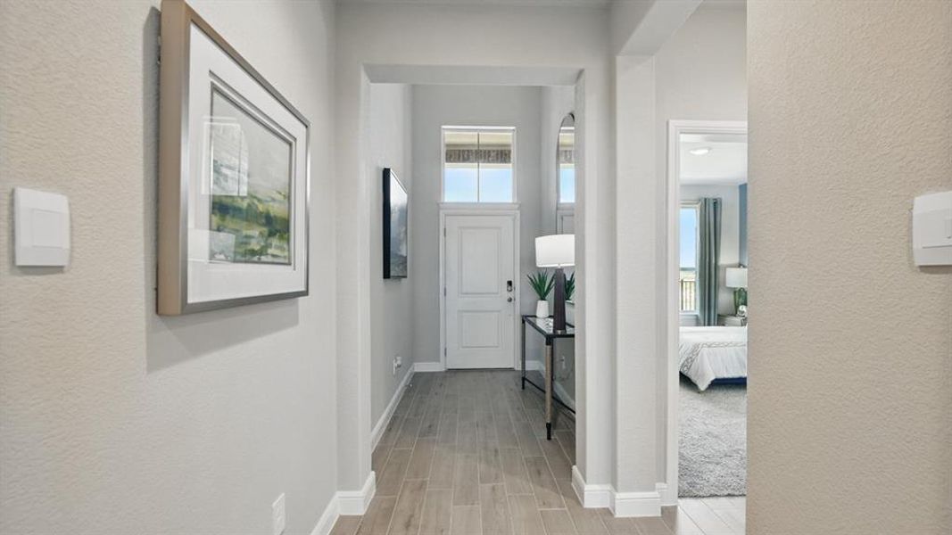 Furnished interior view inside a new home in Eagle Creek, Denton (Image 9).