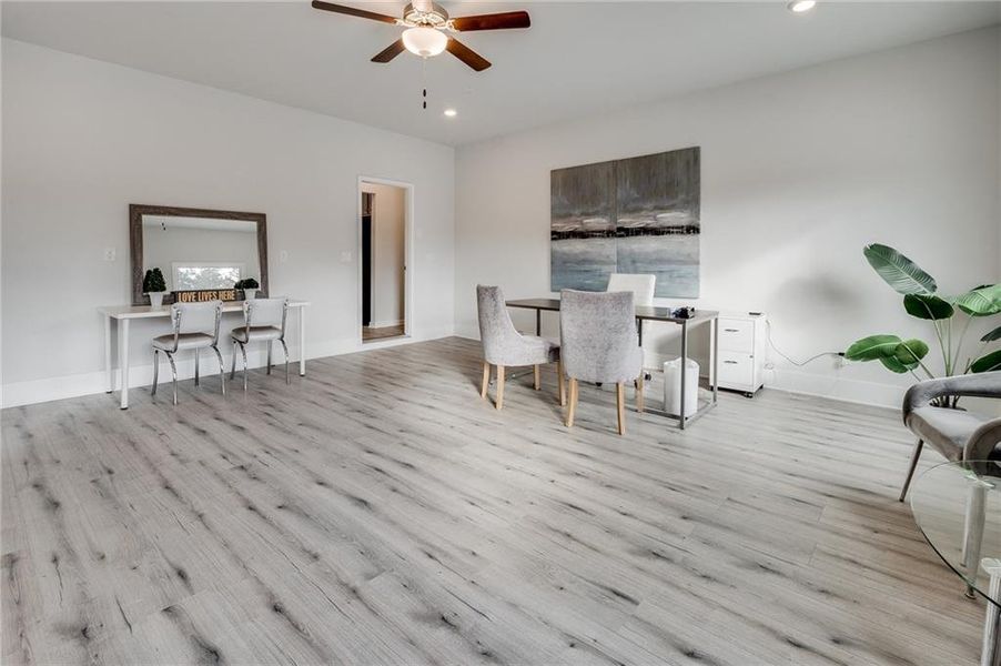 Furnished interior view inside a new home in Creekside Village, Lithonia (Image 11). Furnished interior view inside a new home in Creekside Village, Lithonia (Image 11).