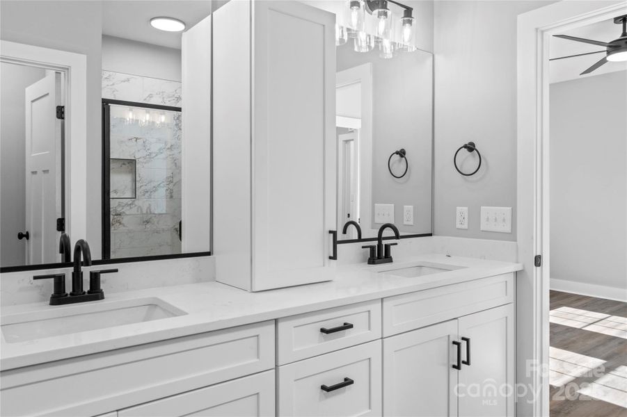 Furnished interior view inside a new home in , Winston-Salem (Image 11).