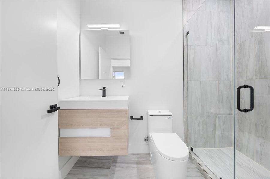 Furnished interior view inside a new home in , Miami (Image 15).