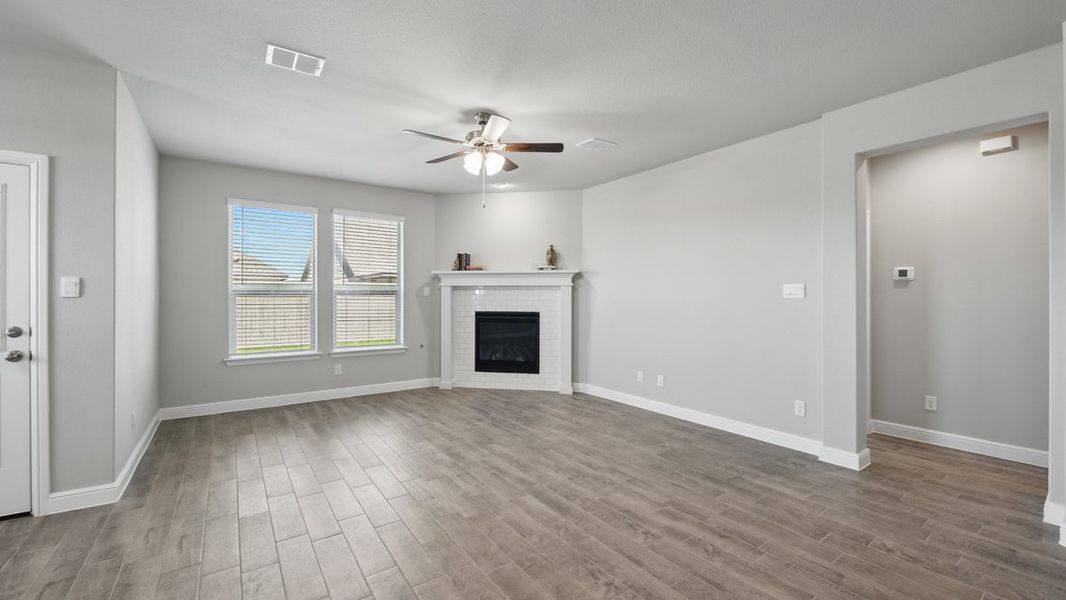 Representative unfurnished interior of a home built from the AVERY by D.R. Horton in Pecan Square, Northlake (Image 19). Representative unfurnished interior of a home built from the AVERY by D.R. Horton in Pecan Square, Northlake (Image 19).