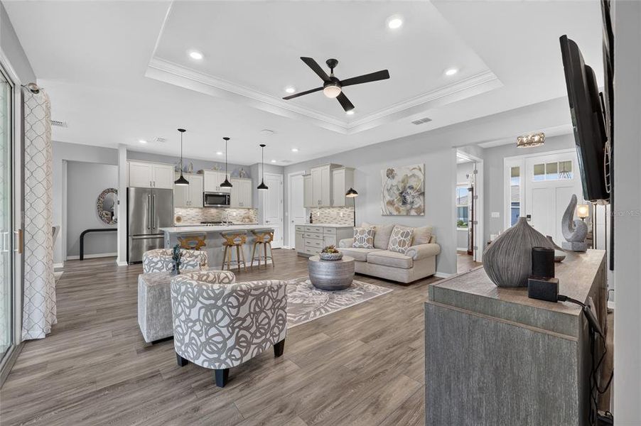 Furnished interior view inside a new home in , Ocala (Image 6).