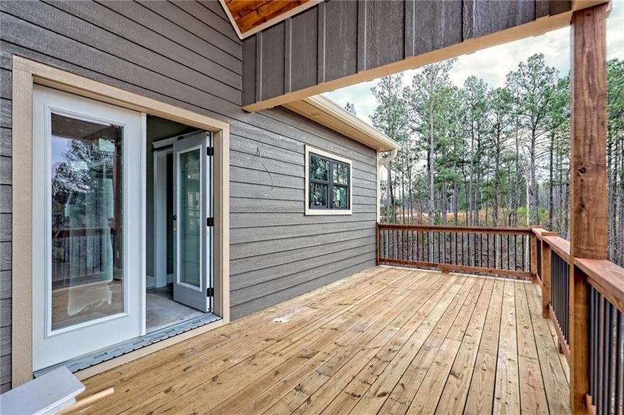 Exterior details and patio area of a home in , Talking Rock (Image 3).