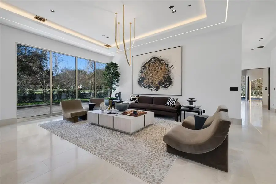 Furnished interior view inside a new home in , Dallas (Image 4).