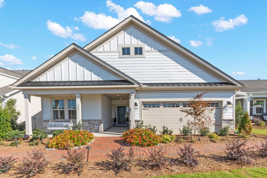 Representative exterior photo of a completed home built from the Malta by Taylor Morrison in Esplanade at Northgate, Indian Trail, NC (Image 14).
