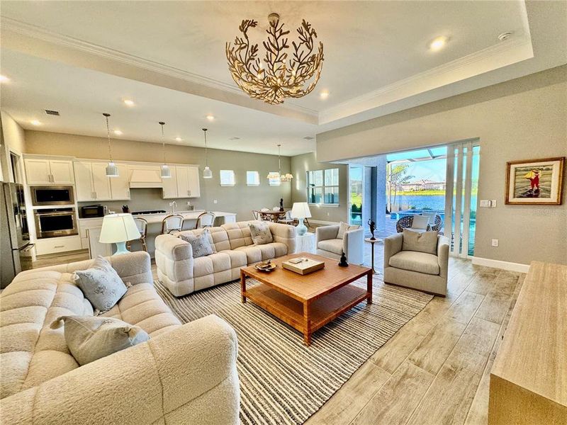 Furnished interior view inside a new home in , Englewood (Image 7). Furnished interior view inside a new home in , Englewood (Image 7).