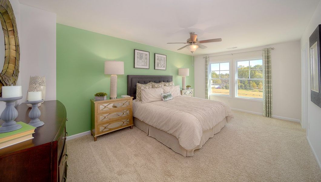 Furnished interior view inside a new home in The Townes at Stonecrest, Hendersonville (Image 17).