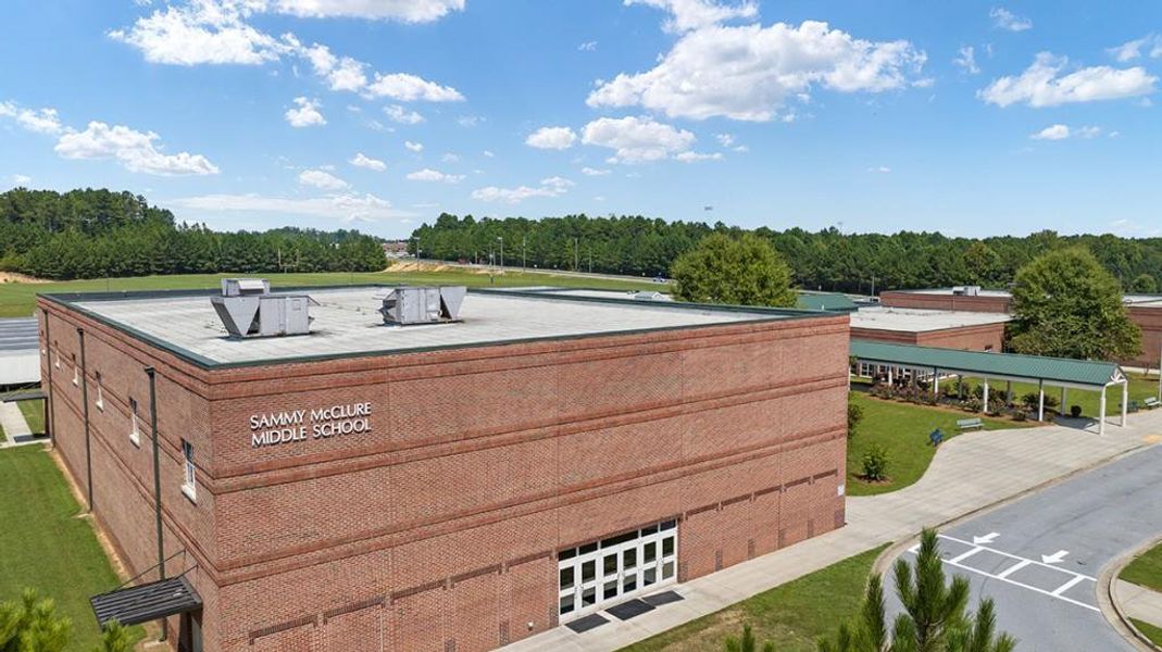 Front exterior of a new home in Lost Creek, Dallas, GA, highlighting curb appeal (Image 17).