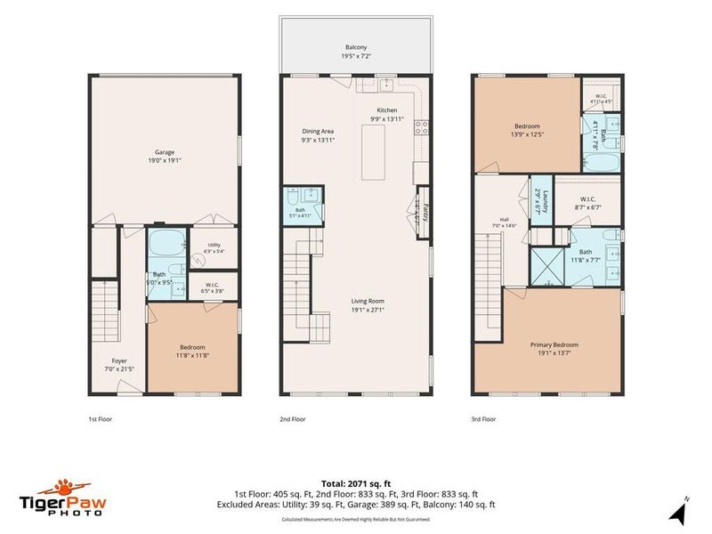 2D floor plan layout of this home in , Mableton, GA (Image 4).