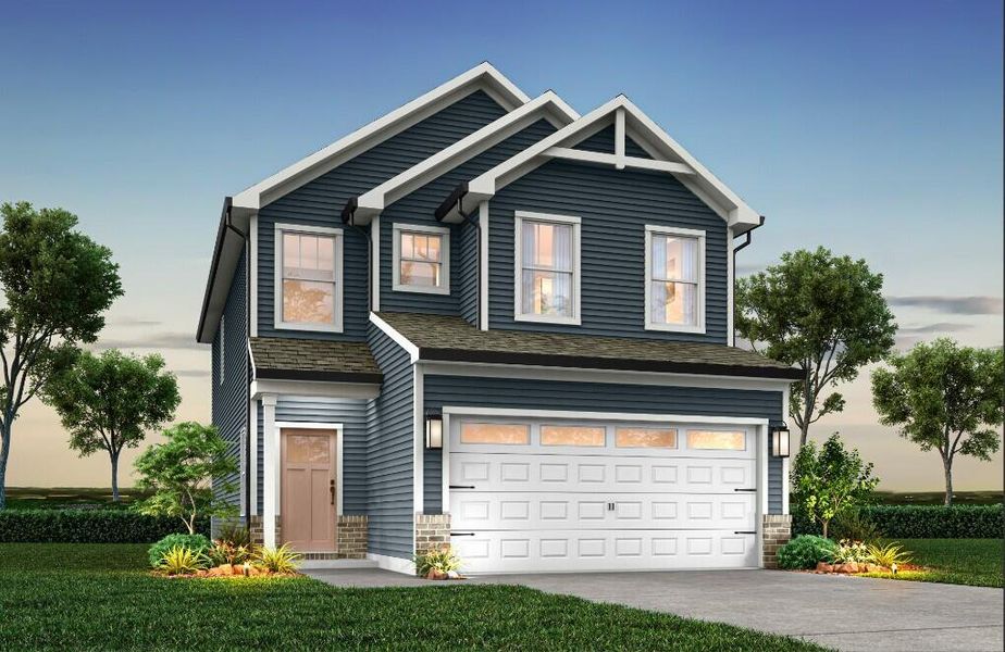 Front exterior of a new home in , Summerville, SC, highlighting curb appeal (Image 1). Front exterior of a new home in , Summerville, SC, highlighting curb appeal (Image 1).