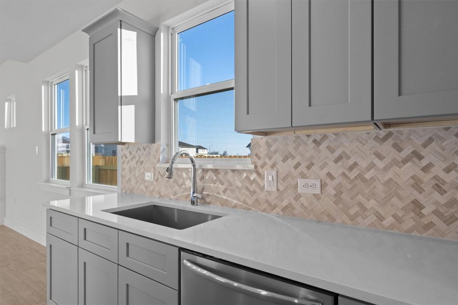 Furnished interior view inside a new home in Enclave at Cele, Pflugerville (Image 14).