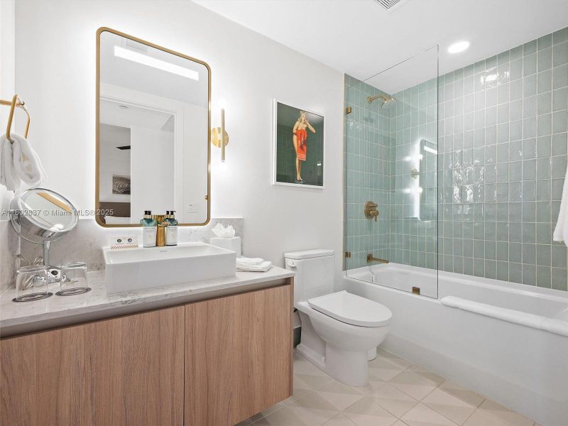 Furnished interior view inside a new home in , Miami (Image 7). Furnished interior view inside a new home in , Miami (Image 7).