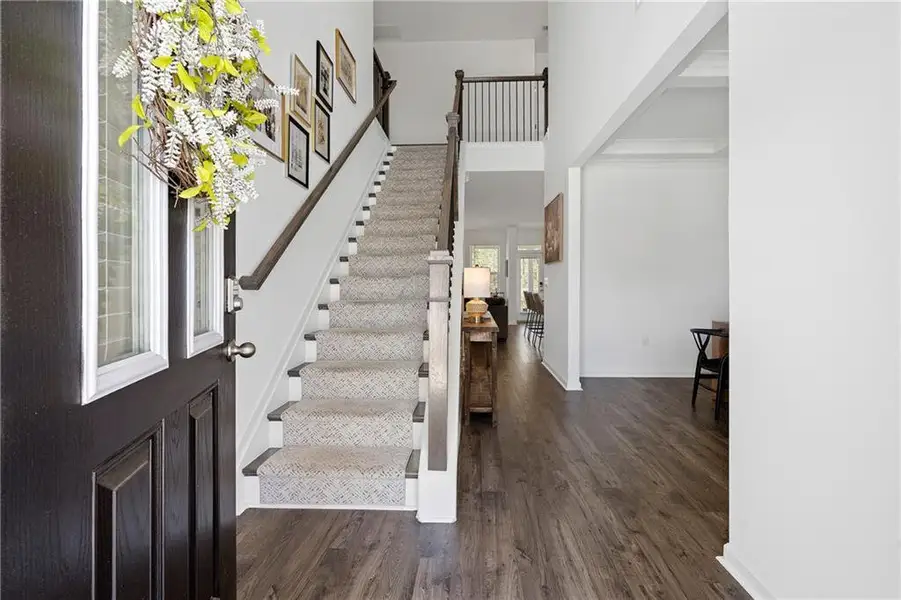 Furnished interior view inside a new home in Water Oak Estates, Lawrenceville (Image 12).