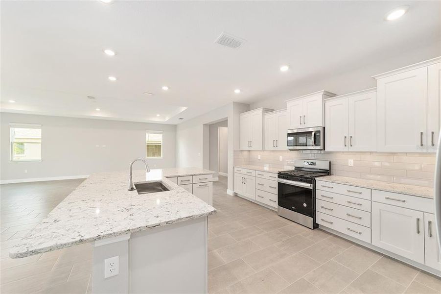 Furnished interior view inside a new home in On Top of the World Communities, Ocala (Image 8).