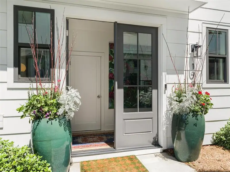 Exterior details and patio area of a home in , Atlanta (Image 3).