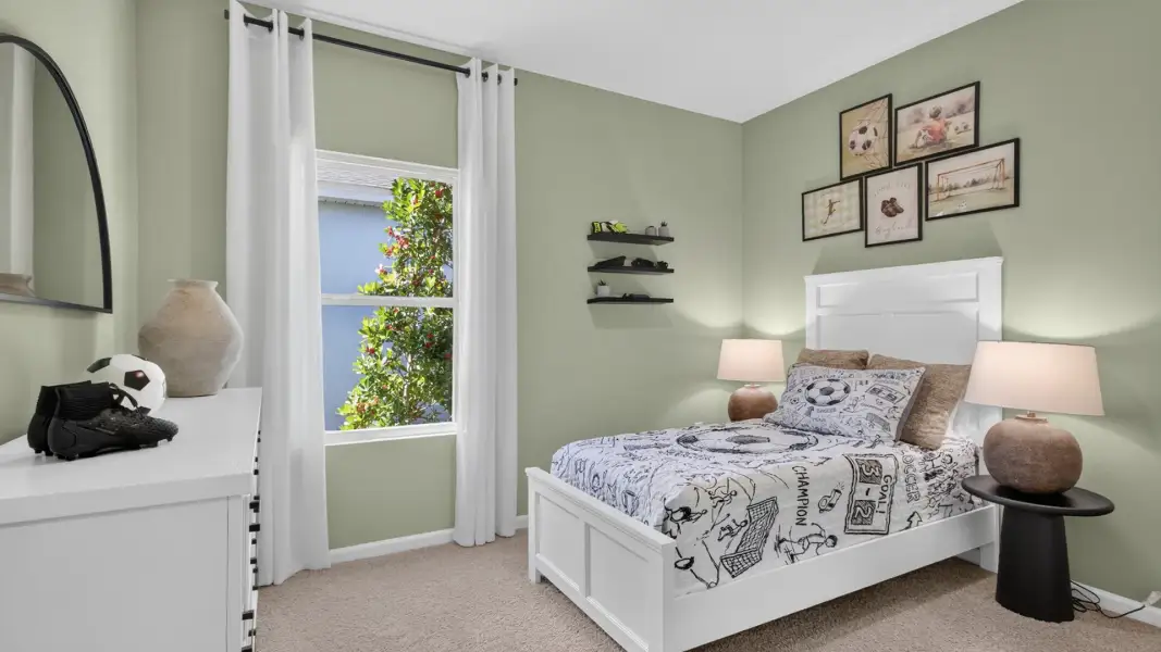 Furnished interior view inside a new home in Copes Landing, Jacksonville (Image 24).