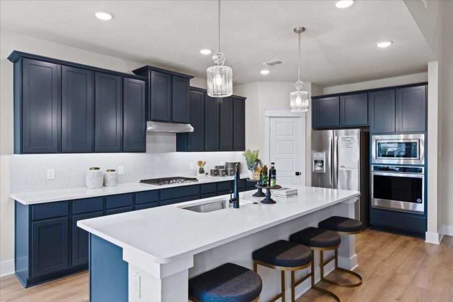 Representative furnished interior of a home built from the Cypress II Katy Lakes 50s by Brohn Homes in Katy Lakes, Katy (Image 4).