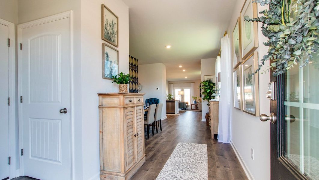 Representative furnished interior of a home built from the ASTOR by D.R. Horton in Nexus South, Gallatin (Image 4).
