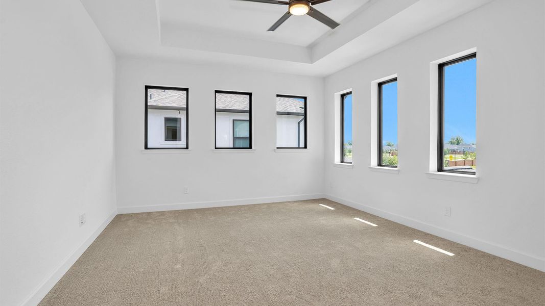 Spacious, unfurnished interior of a new home in Sienna, Missouri City (Image 8). Spacious, unfurnished interior of a new home in Sienna, Missouri City (Image 8).