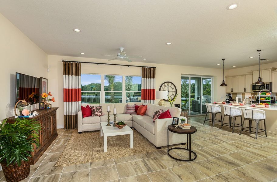 Representative furnished interior of a home built from the Honor by Neal Communities in Windward, Sarasota (Image 8). Representative furnished interior of a home built from the Honor by Neal Communities in Windward, Sarasota (Image 8).