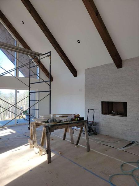 In-progress construction of a new home in , Ellijay, GA (Image 32).