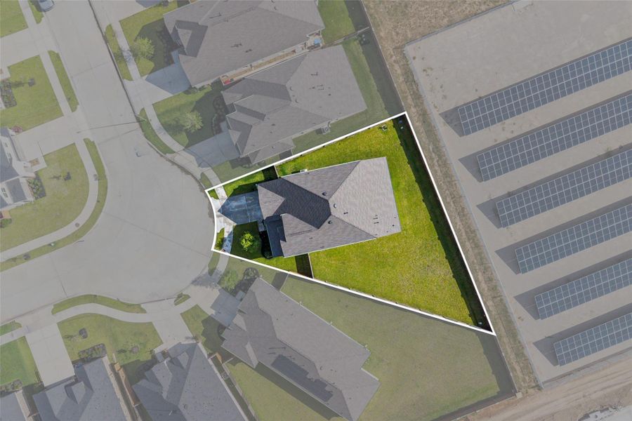 Aerial View showcasing No back neighbors. This is the perfect setting for peaceful outdoor living and relaxing evenings with your friends and family! Aerial View showcasing No back neighbors. This is the perfect setting for peaceful outdoor living and relaxing evenings with your friends and family!