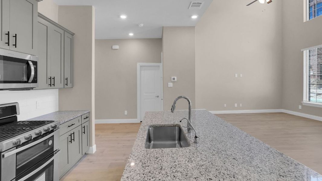 Furnished interior view inside a new home in Mustang Square, Plano (Image 8).