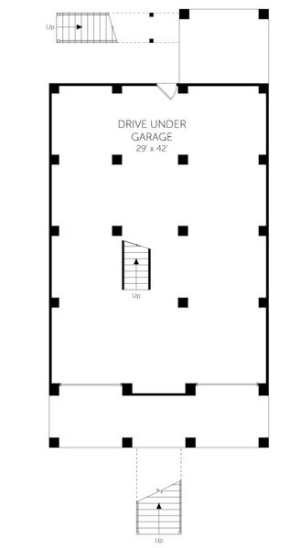 2D floor plan layout for the Vendue - Single Family Homes by Dream Finders Homes in Kings River Preserve, Hollywood, SC (Image 4). 2D floor plan layout for the Vendue - Single Family Homes by Dream Finders Homes in Kings River Preserve, Hollywood, SC (Image 4).