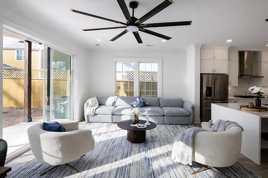 Furnished interior view inside a new home in , North Charleston (Image 37).