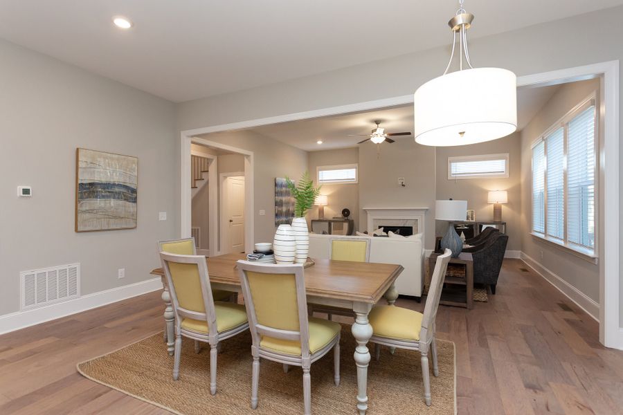 Representative furnished interior of a home built from the Statesville by Caruso Homes in Sauls Landing, Zebulon (Image 48). Representative furnished interior of a home built from the Statesville by Caruso Homes in Sauls Landing, Zebulon (Image 48).