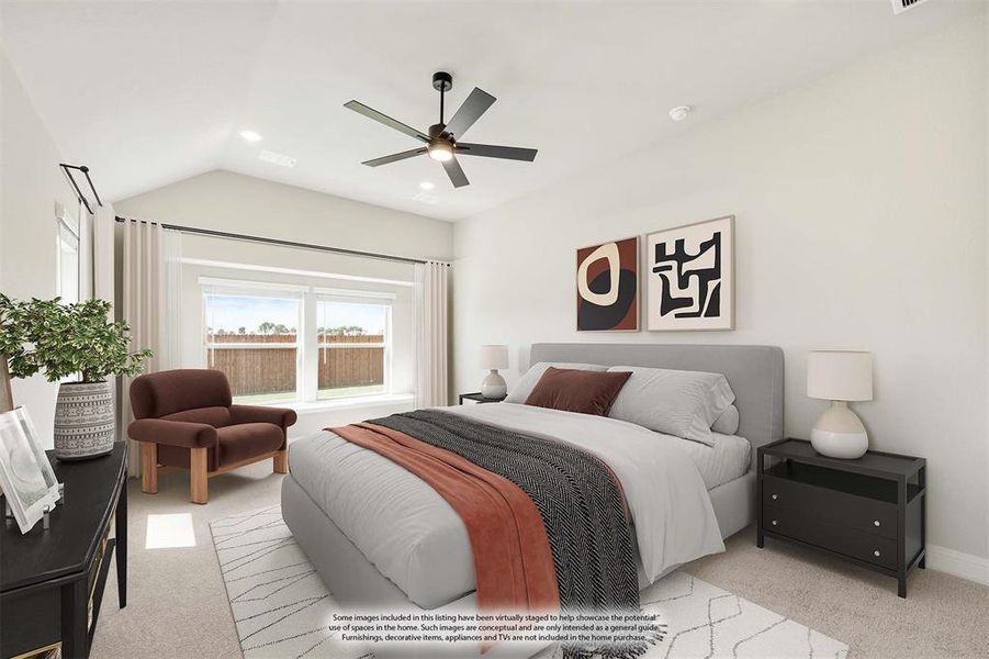 Furnished interior view inside a new home in Timberbrook 3B-4A, Justin (Image 7).