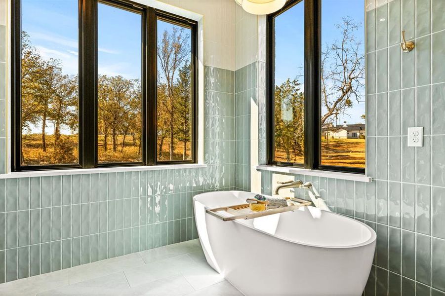 Furnished interior view inside a new home in , Weatherford (Image 29).