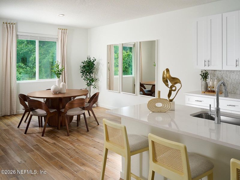 Furnished interior view inside a new home in Azalea Creek, Jacksonville (Image 8).
