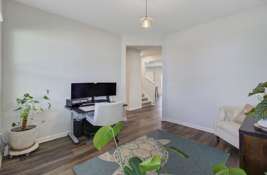 Furnished interior view inside a new home in Sanctuary Cove at Cane Bay, Summerville (Image 43).