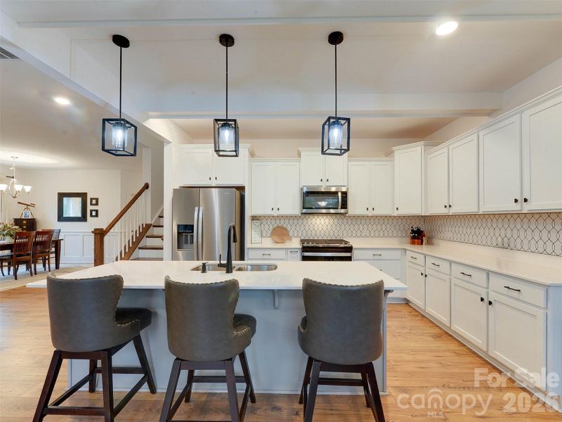 Furnished interior view inside a new home in , York (Image 11).